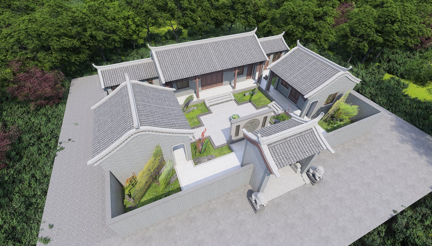 四川绵阳黄家中式三合院