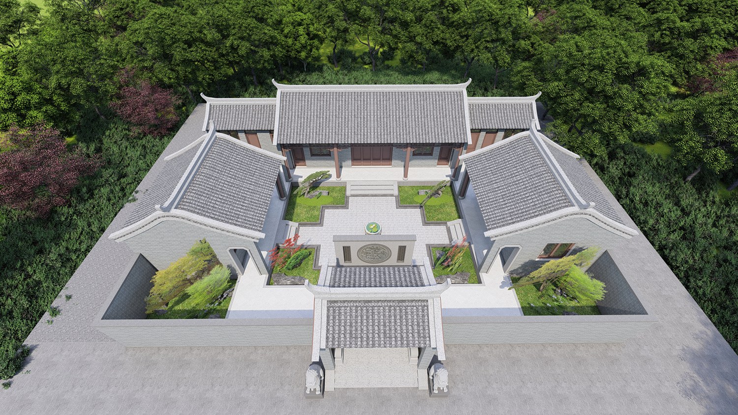 四川绵阳黄家中式三合院
