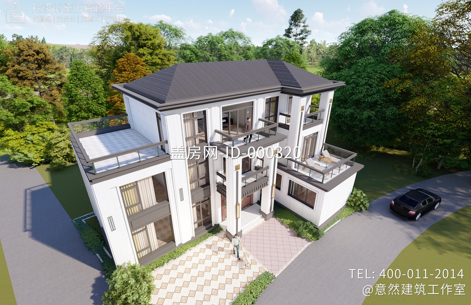 四川成都黄家新中式别墅