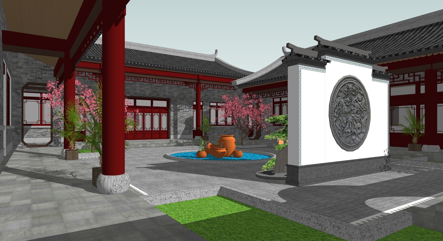 河北唐山王家中式三合院