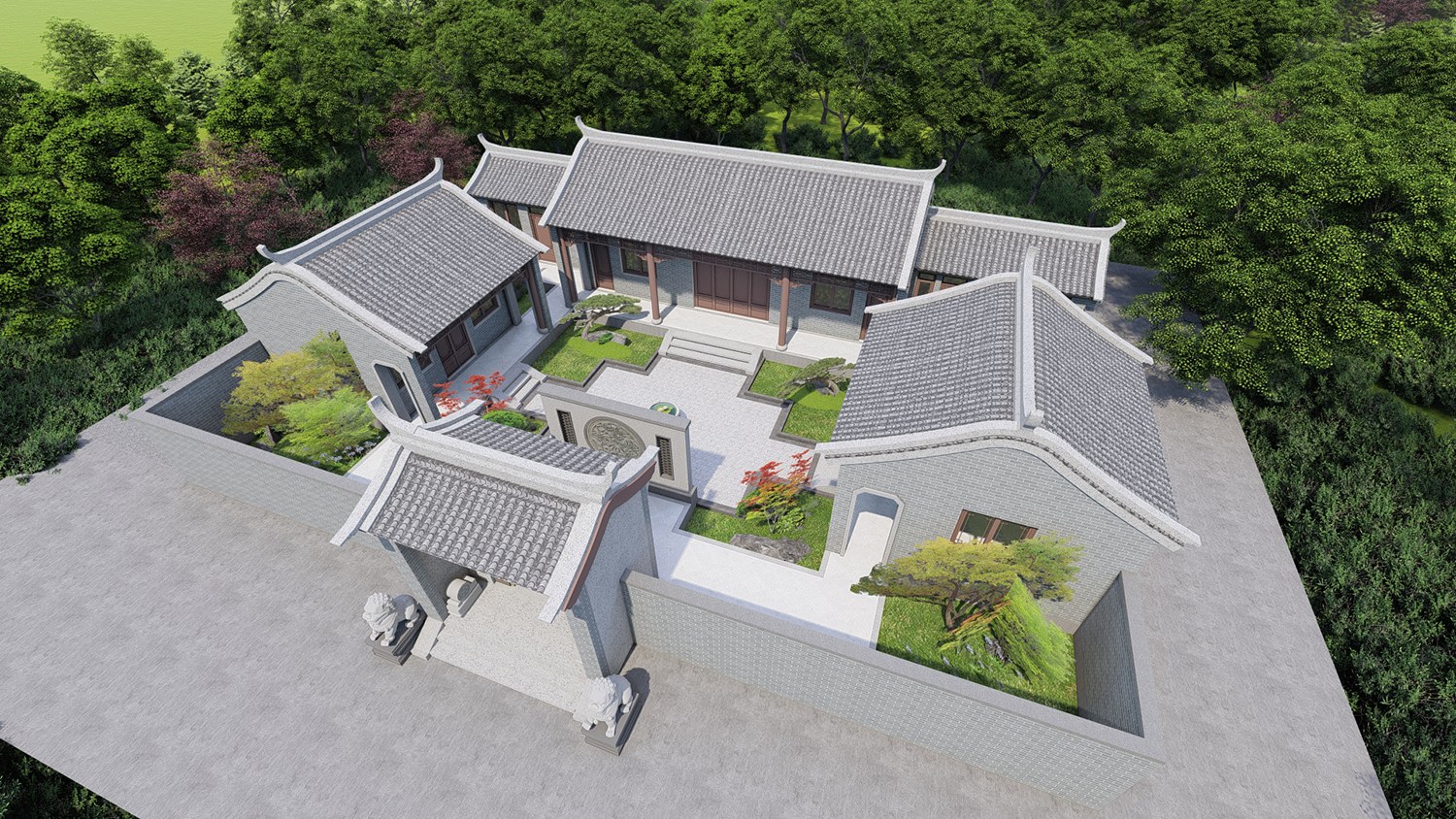 四川绵阳黄家中式三合院