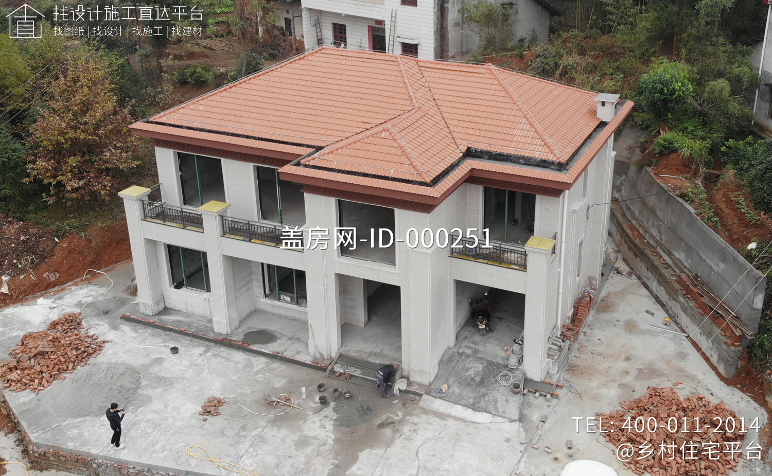 湖南湘潭齐家新中式别墅图纸