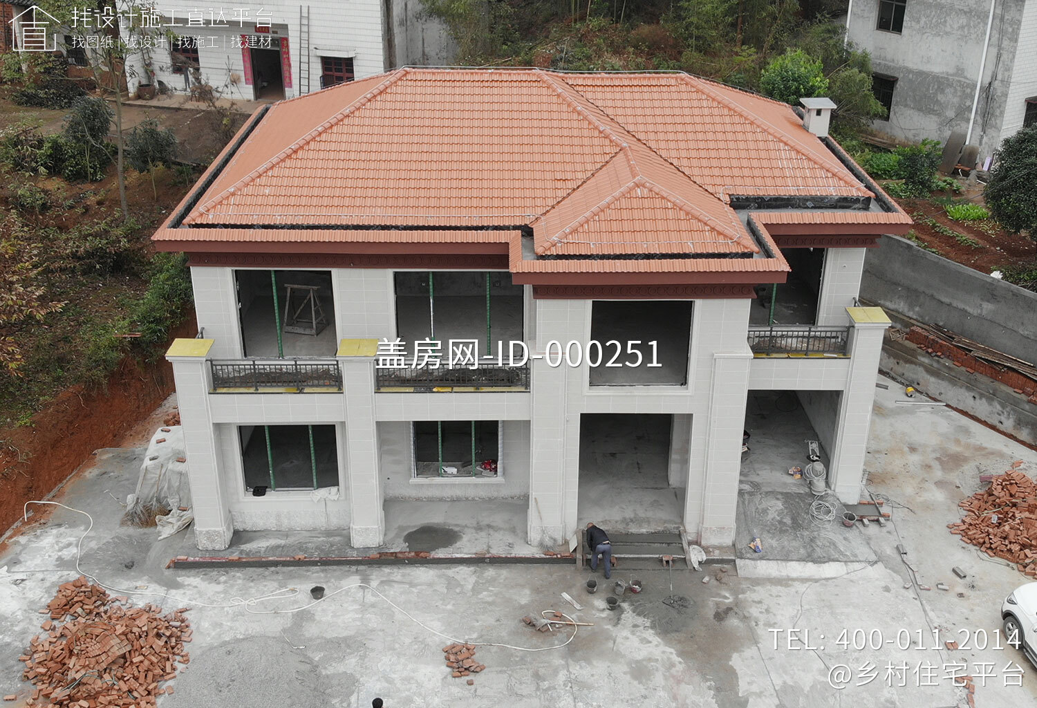 湖南湘潭齐家新中式别墅图纸