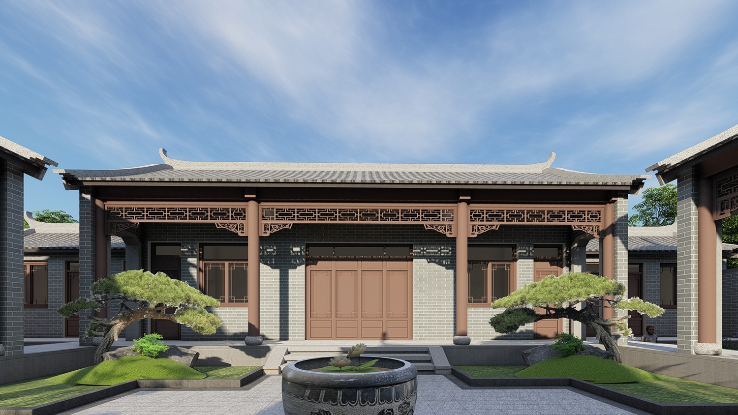 四川绵阳黄家中式三合院