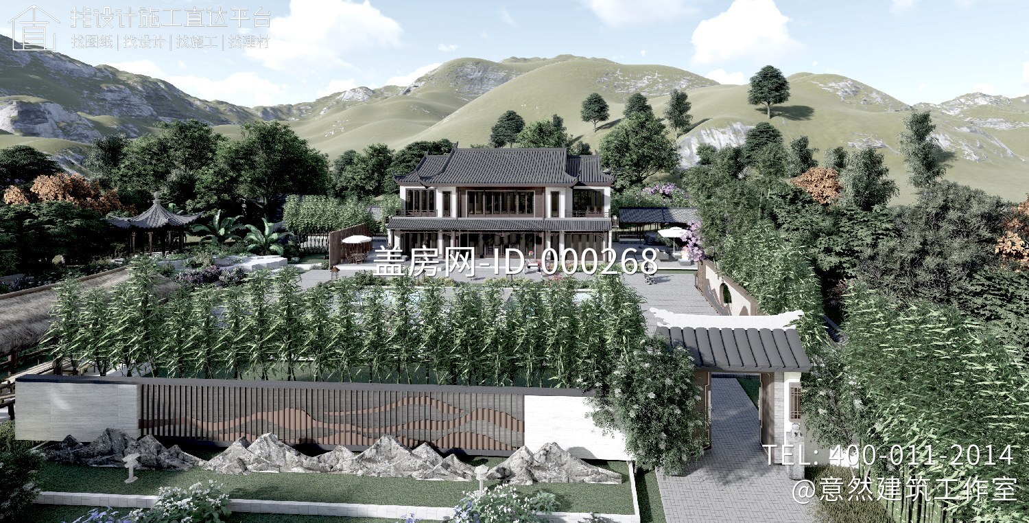 浙江诸暨孟家中式别墅