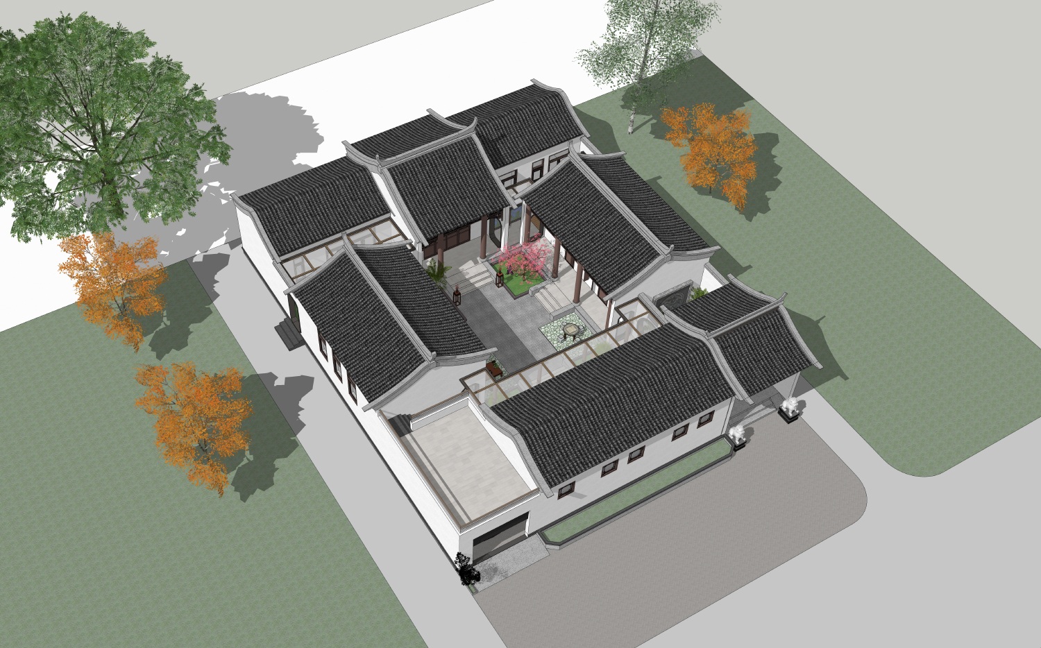 湖南湘潭唐家中式四合院