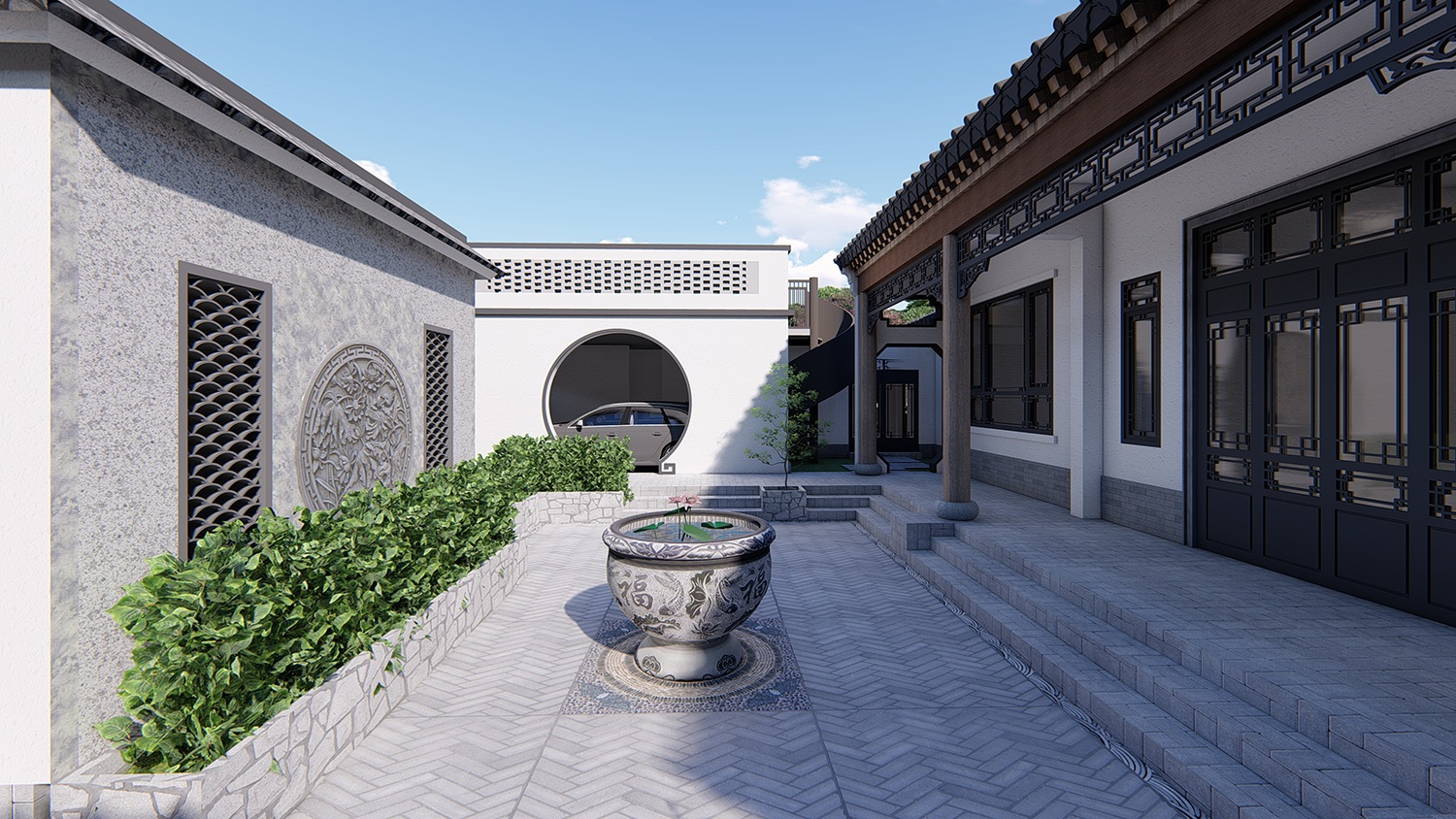 湖南邵阳石家新中式三合院