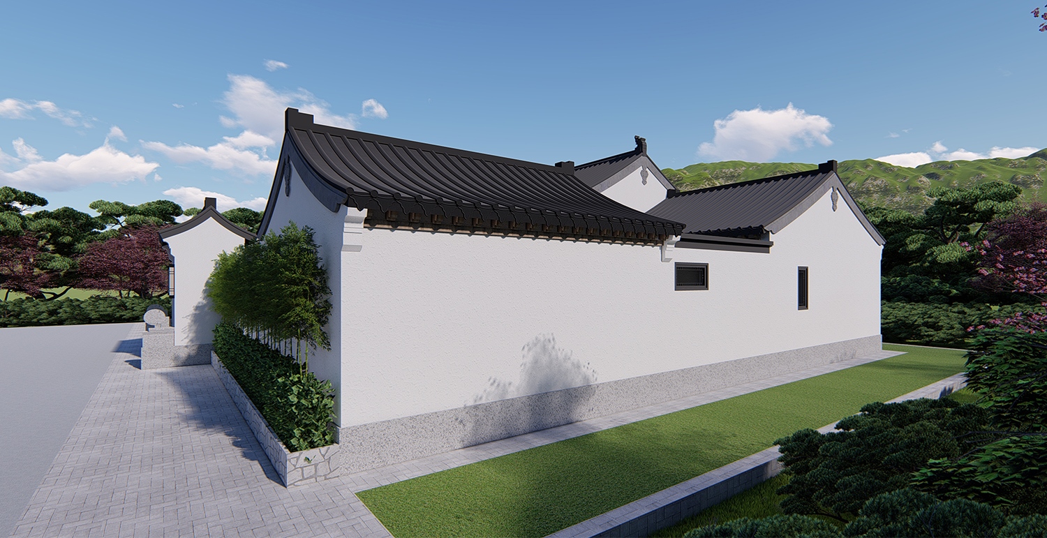 湖南邵阳石家新中式三合院