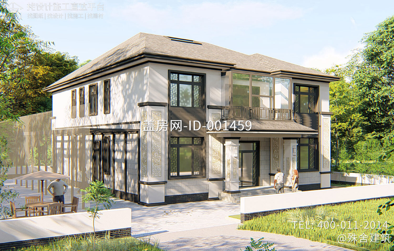 湖南岳阳龙家新中式别墅