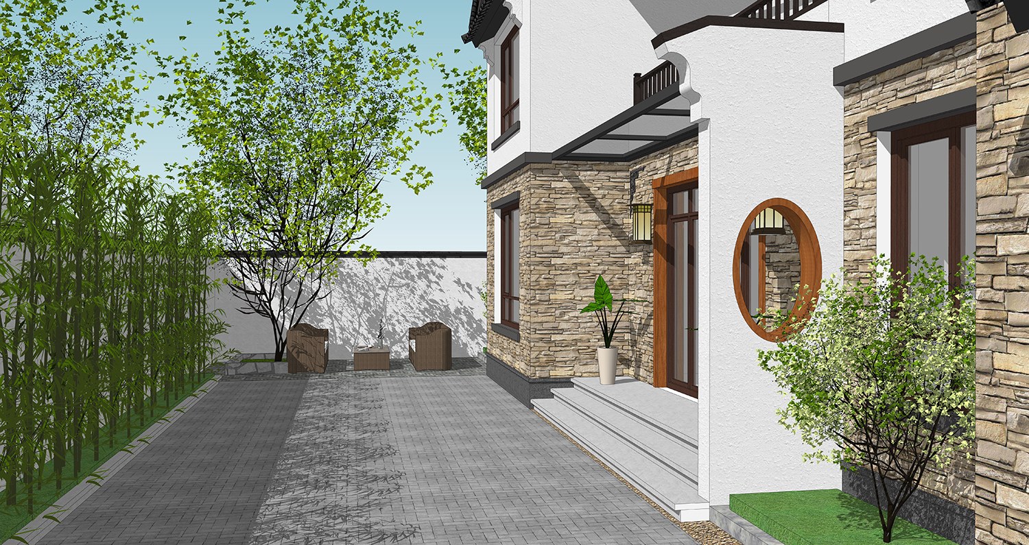 北京延庆冯家新中式别墅