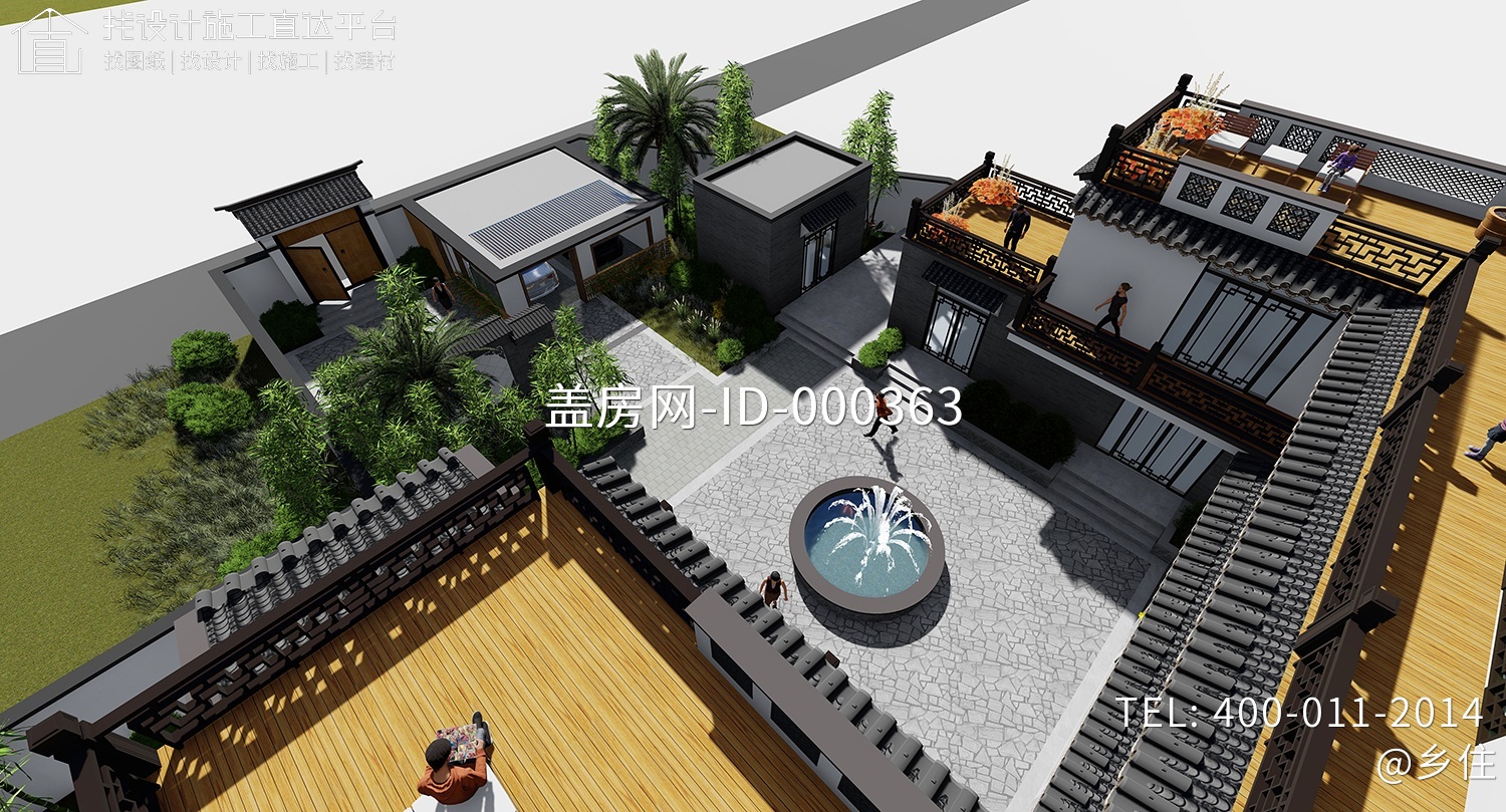 广西南宁温家三合院