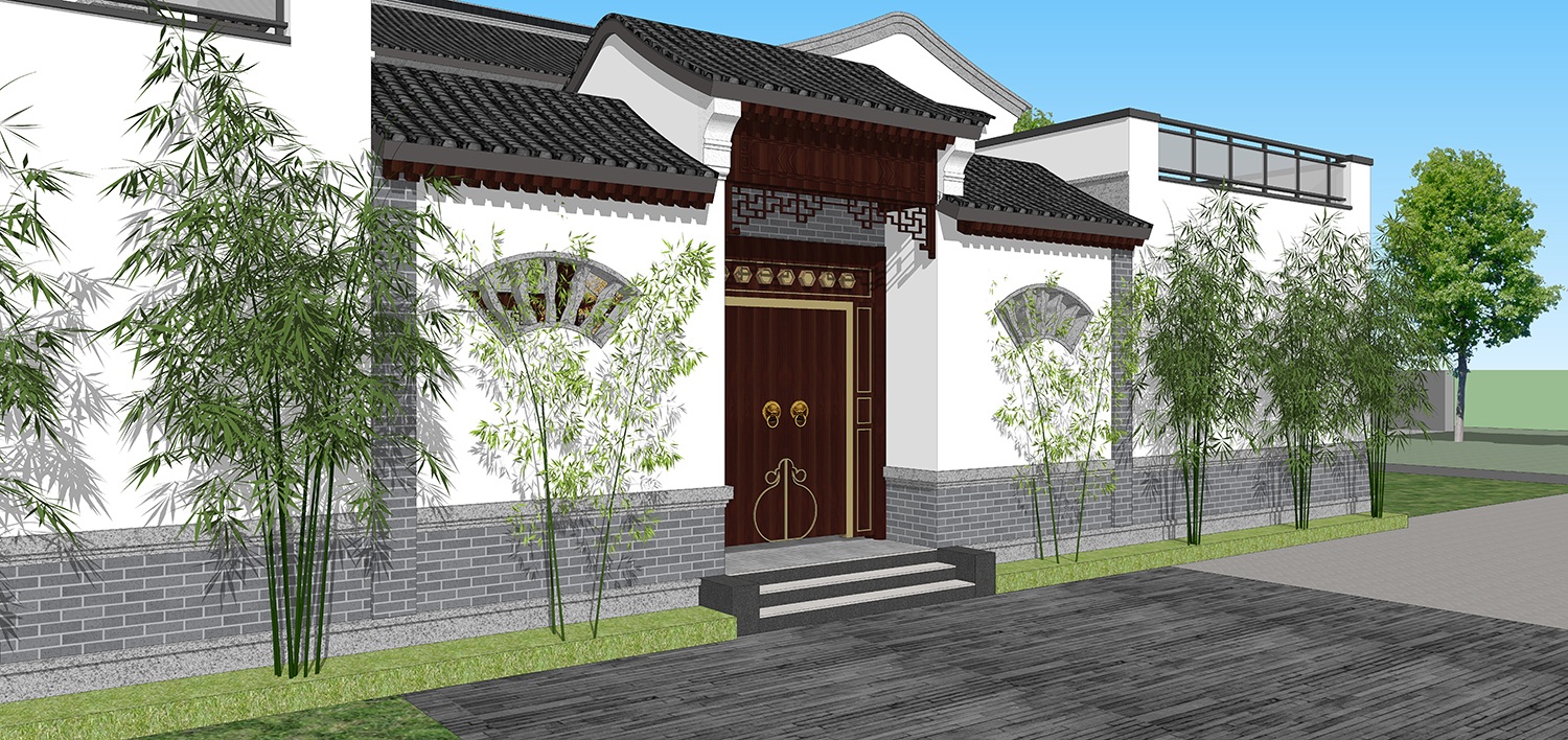 四川自贡丁家中式合院