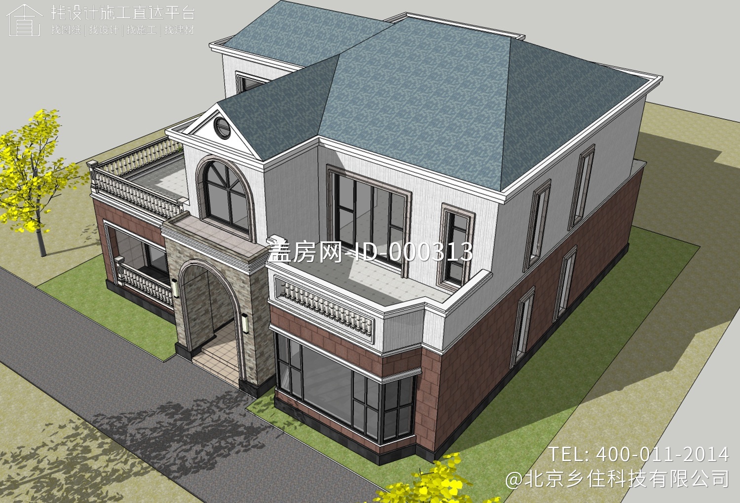 湖北咸宁肖家欧式别墅