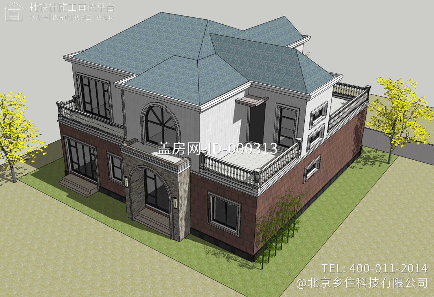 湖北咸宁肖家欧式别墅