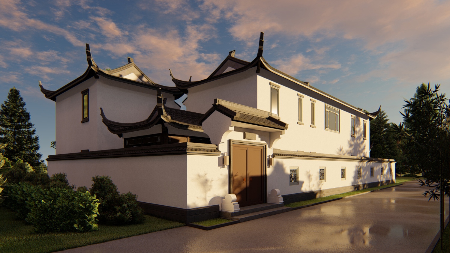 河南商丘王家中式三合院