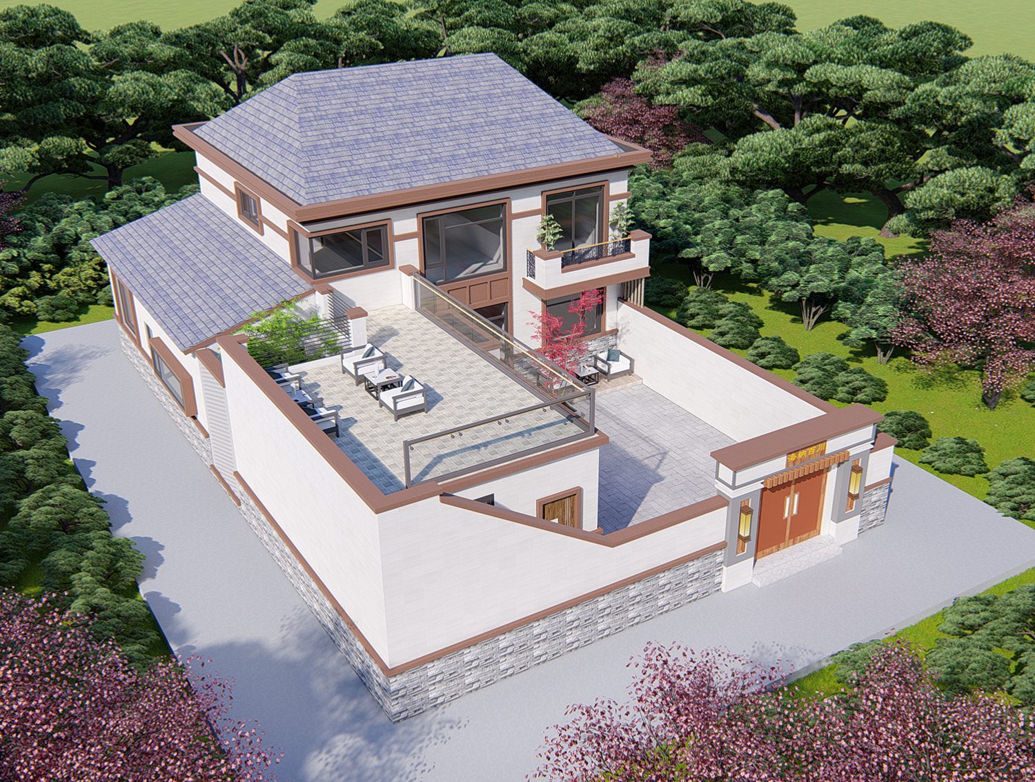 北京密云王家新中式宅院