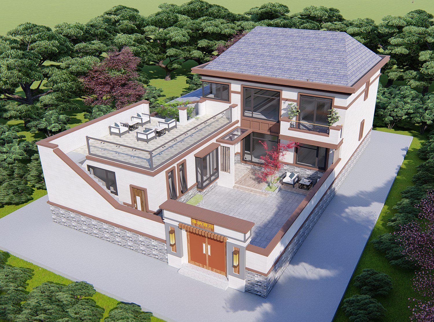北京密云王家新中式宅院