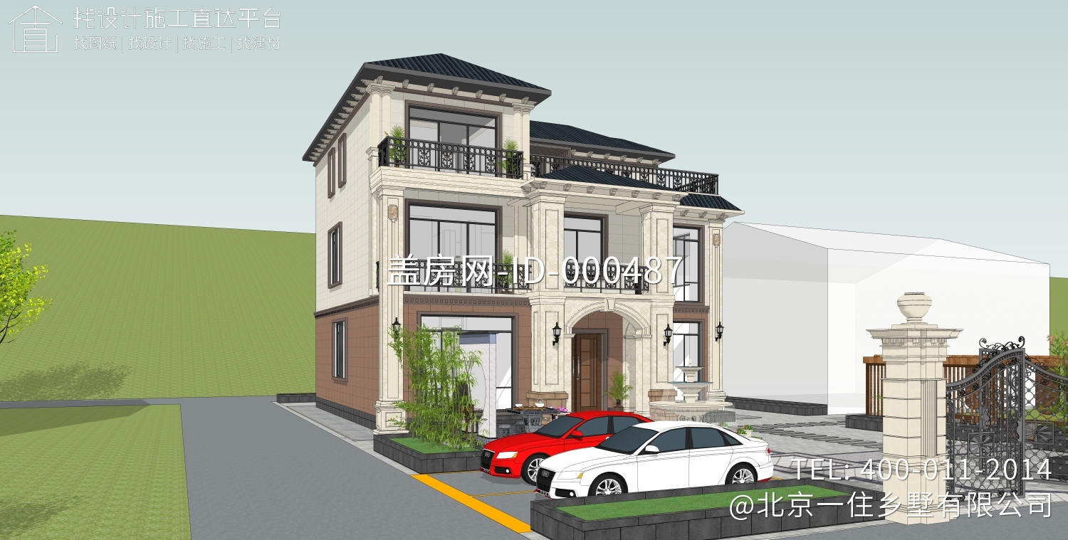 四川南充鲜家欧式别墅