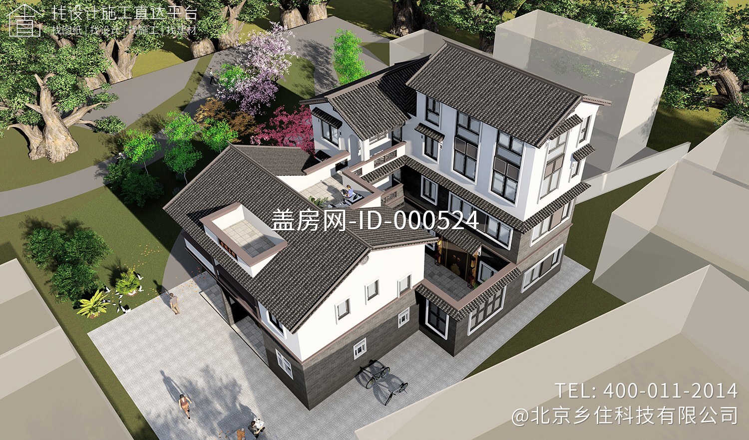 福建厦门宋家新中式别墅图纸