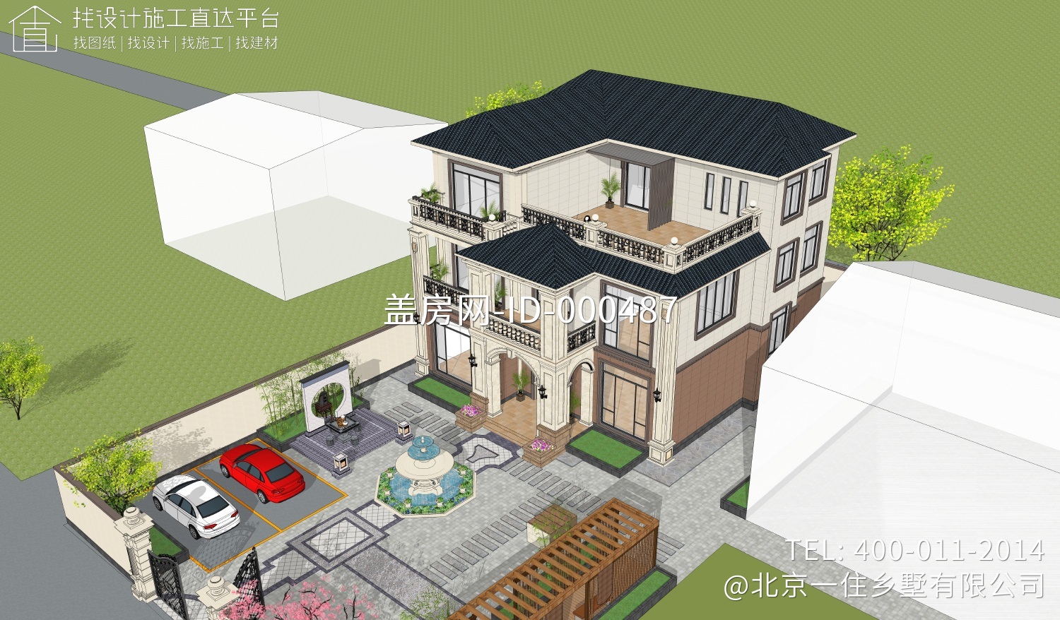 四川南充鲜家欧式别墅