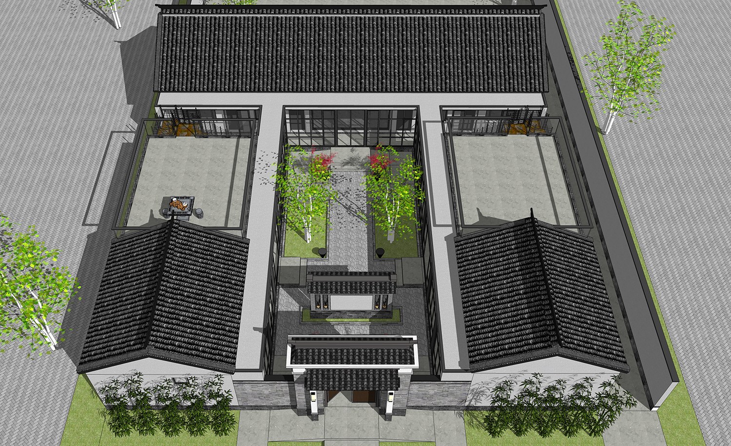 北京通州王家新中式三合院