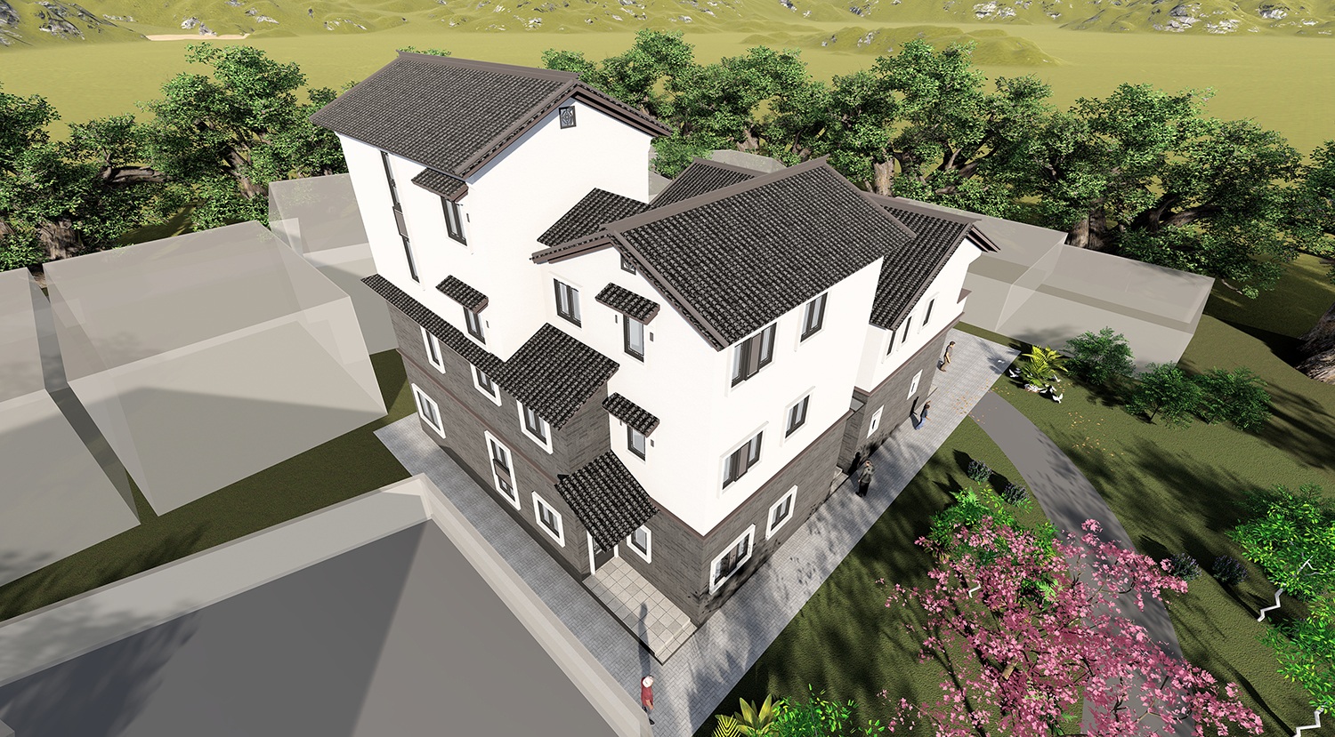 福建厦门宋家新中式别墅图纸