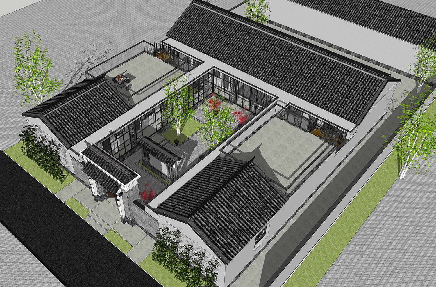 北京通州王家新中式三合院