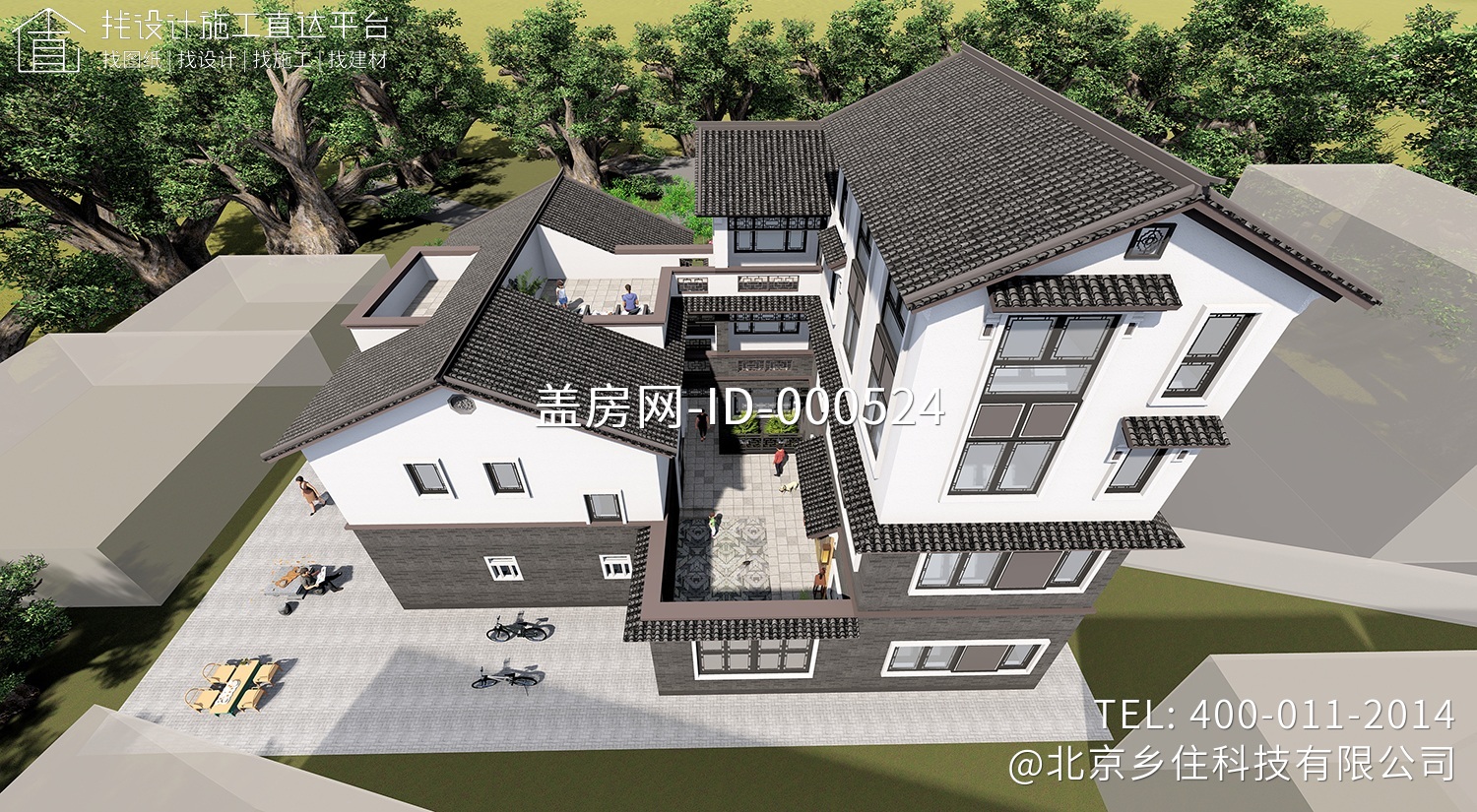 福建厦门宋家新中式别墅图纸