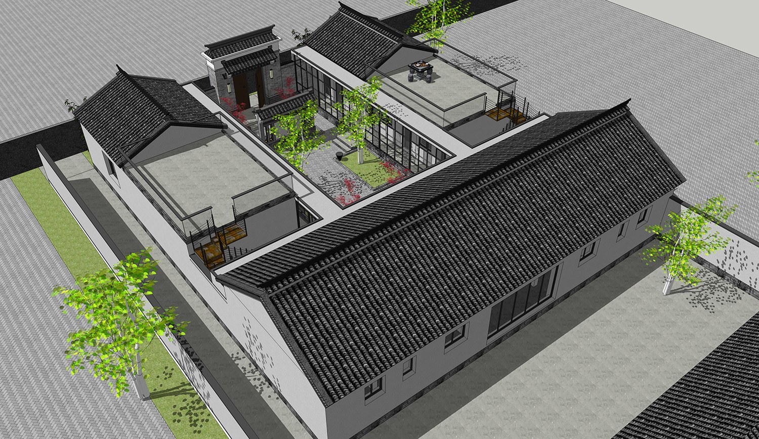 北京通州王家新中式三合院