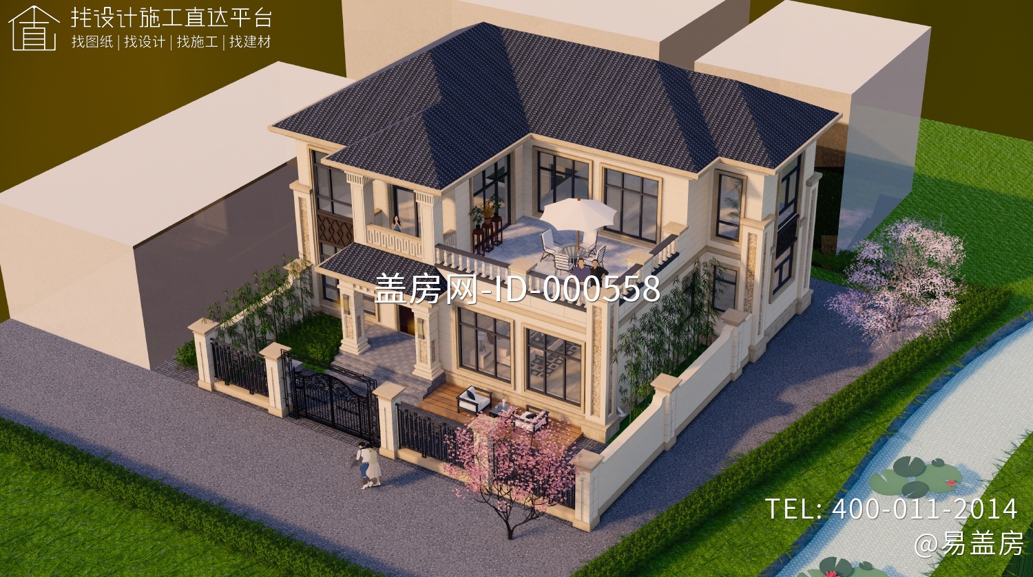 河南新乡靖家新中式别墅