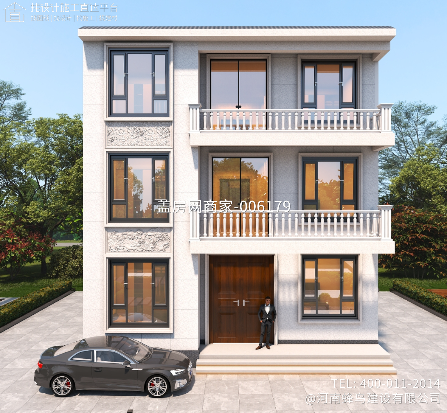 河南省邓州市骆府三层别墅