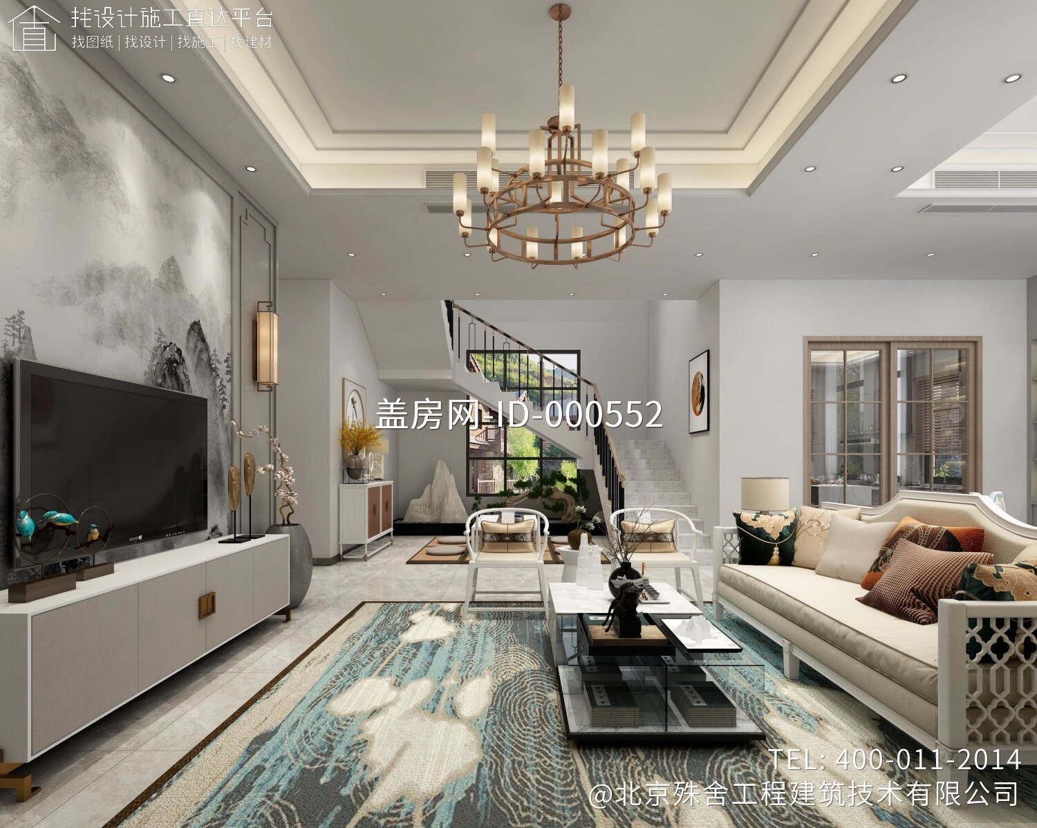 安徽芜湖朱家新中式别墅图纸