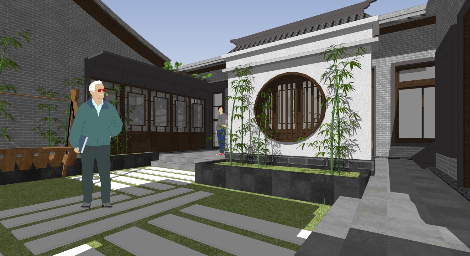 四川南充张家中式宅院