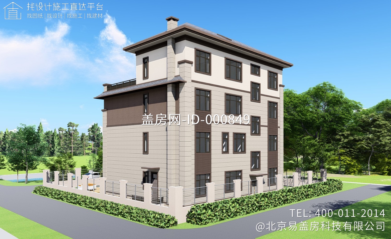 湖北黄冈江家新中式别墅设计