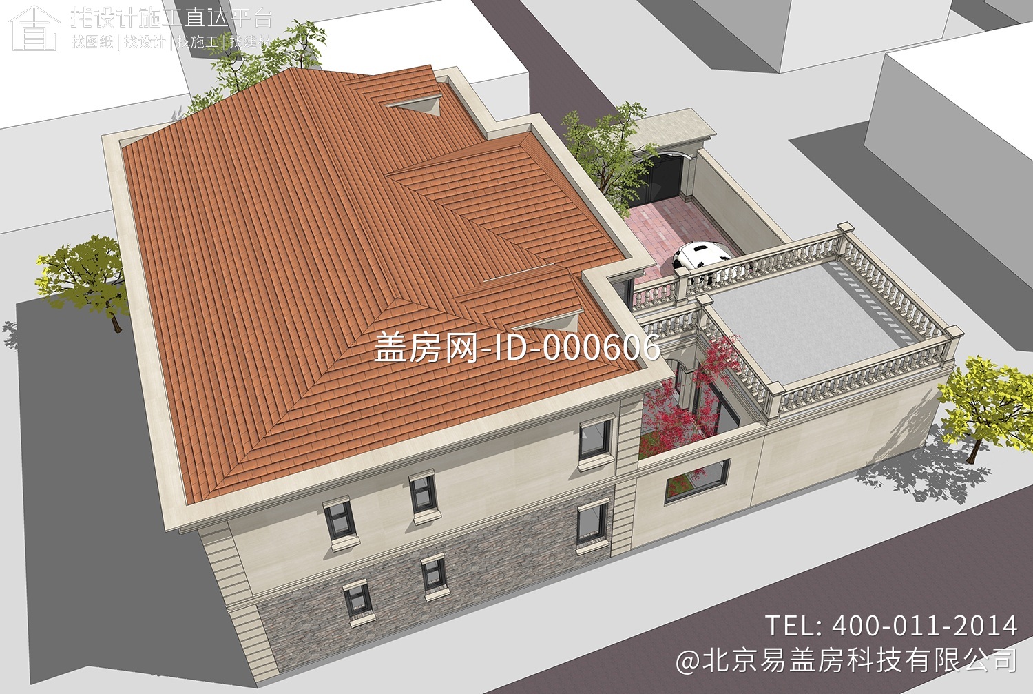 北京房山翟家欧式别墅