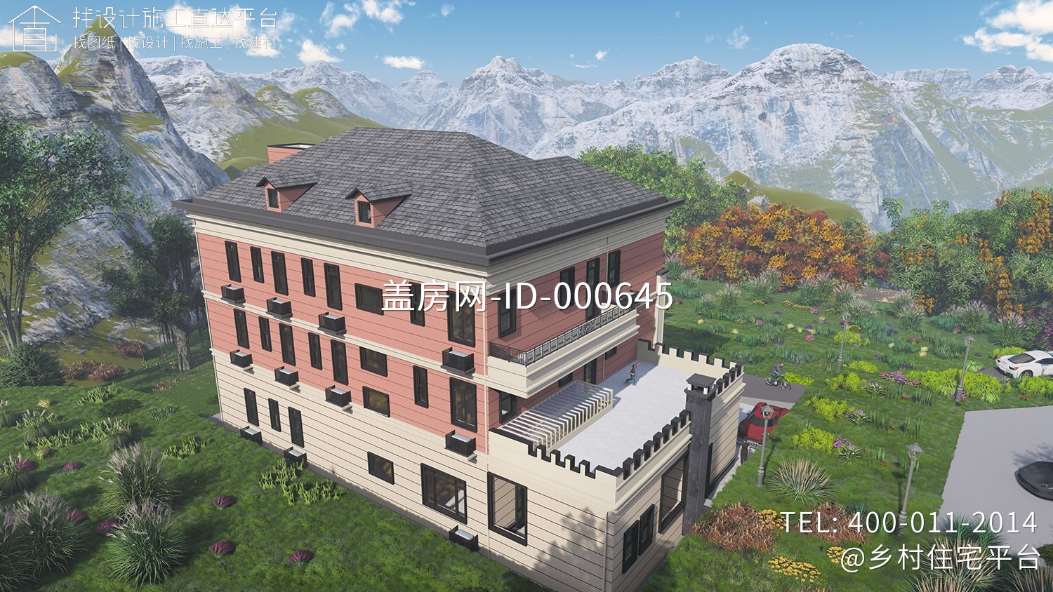 福建泉州刘家中西结合新型别墅