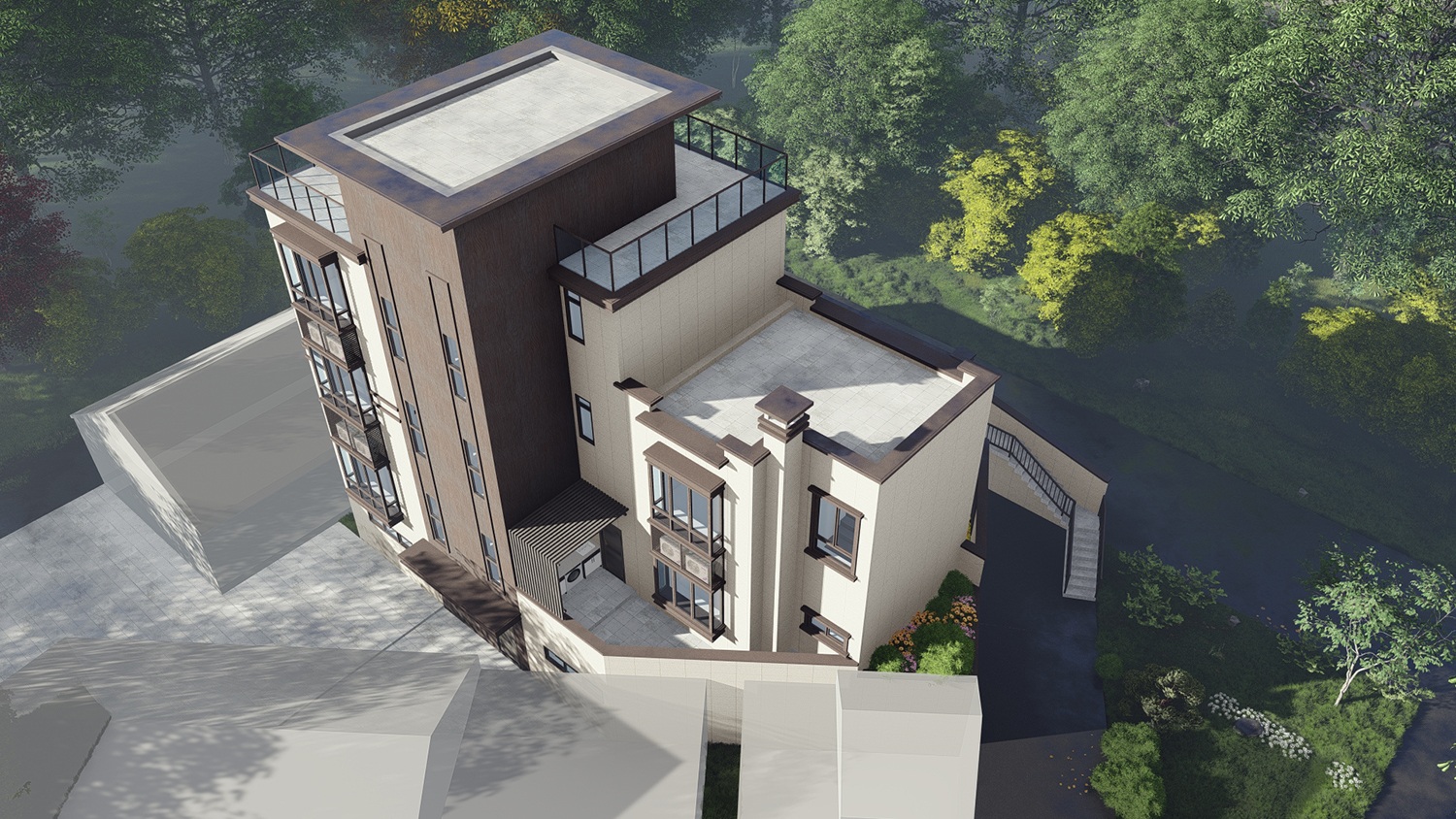 福建厦门陈家新中式别墅