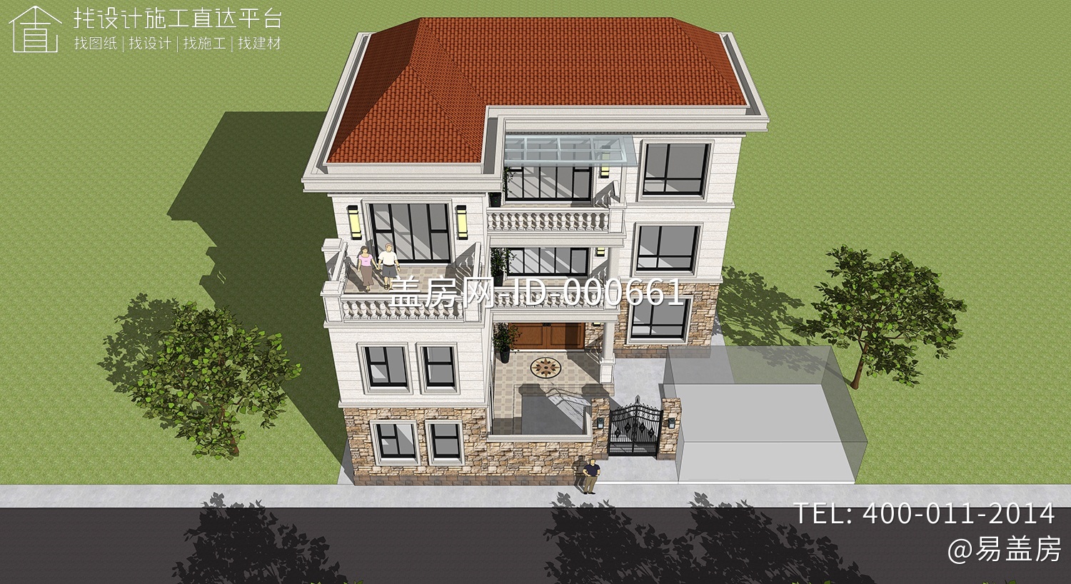 重庆永川刘家欧式别墅图纸
