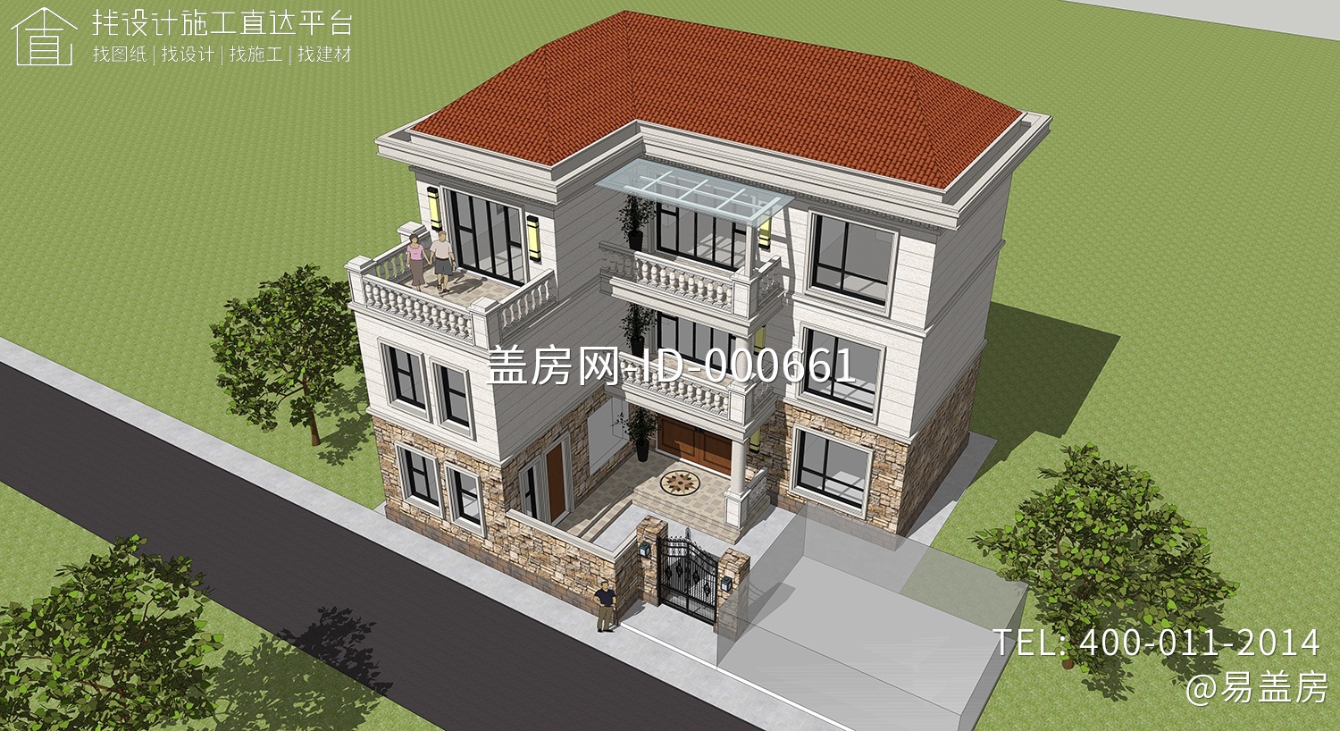 重庆永川刘家欧式别墅图纸