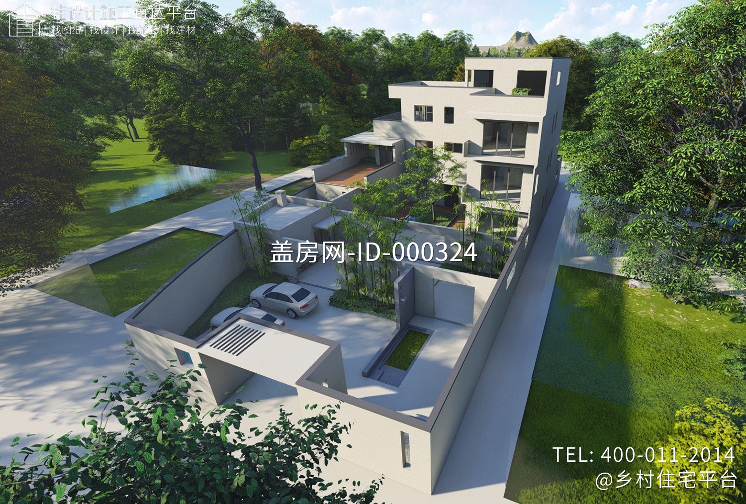 湖北鄂州彭家新中式别墅