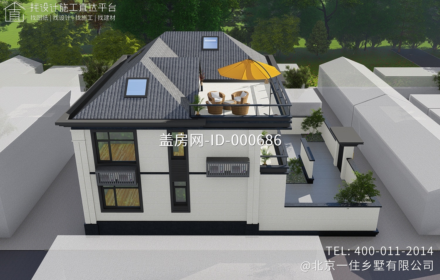 北京房山王家新中式别墅