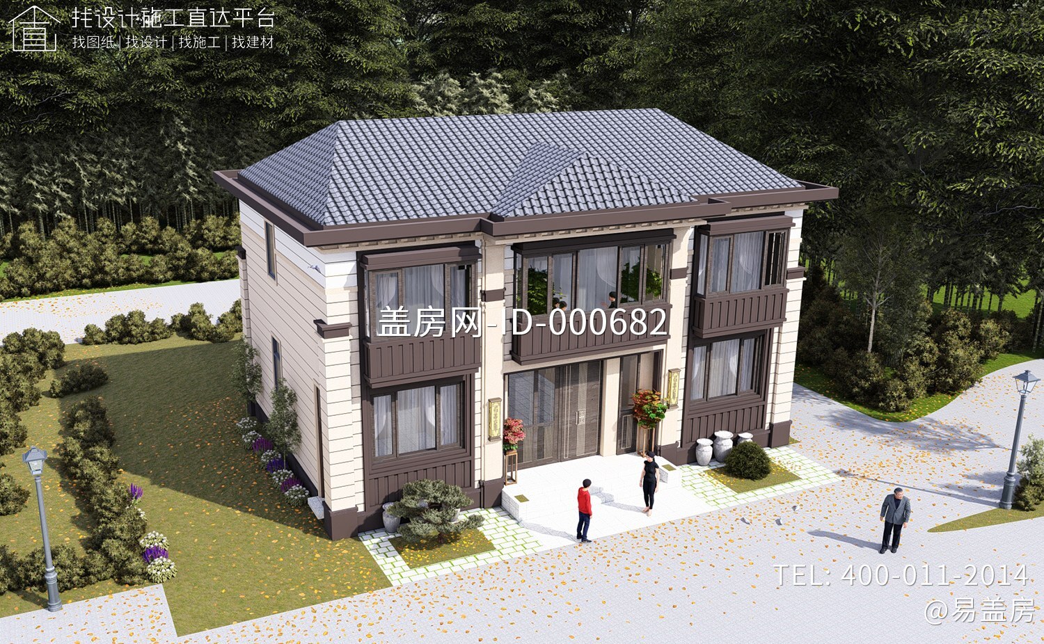 北京顺义肖家新中式别墅