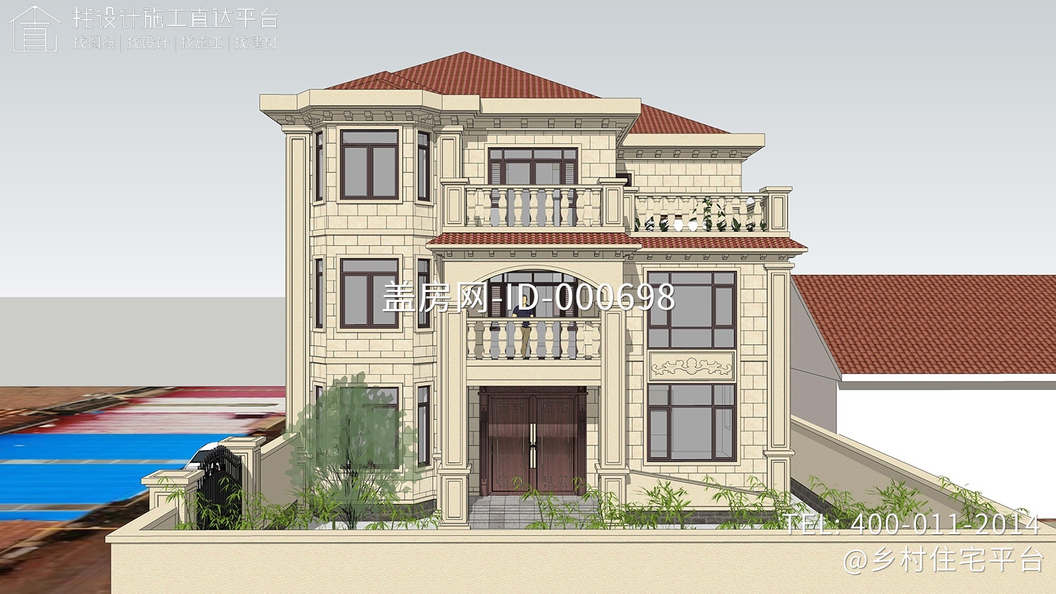 河北沧州李家欧式别墅设计图纸