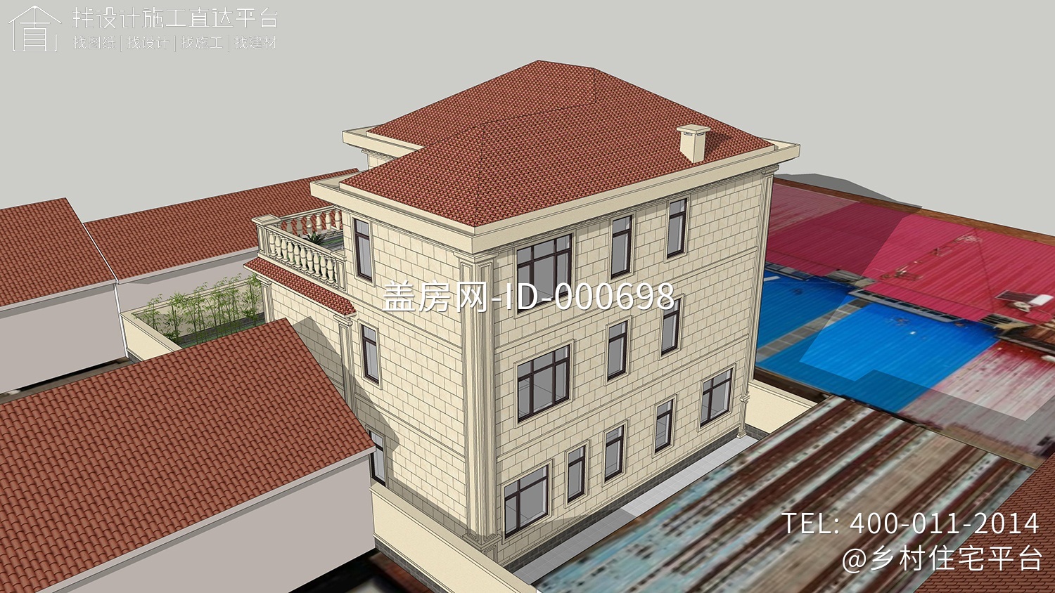 河北沧州李家欧式别墅设计图纸