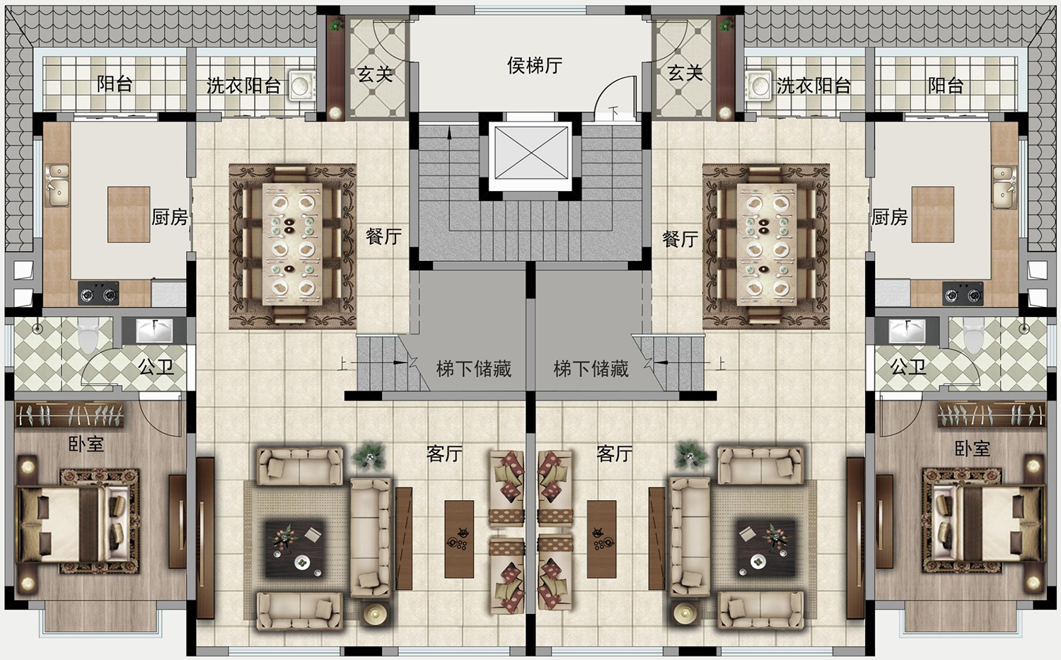 河南新密刘家新中式别墅图纸