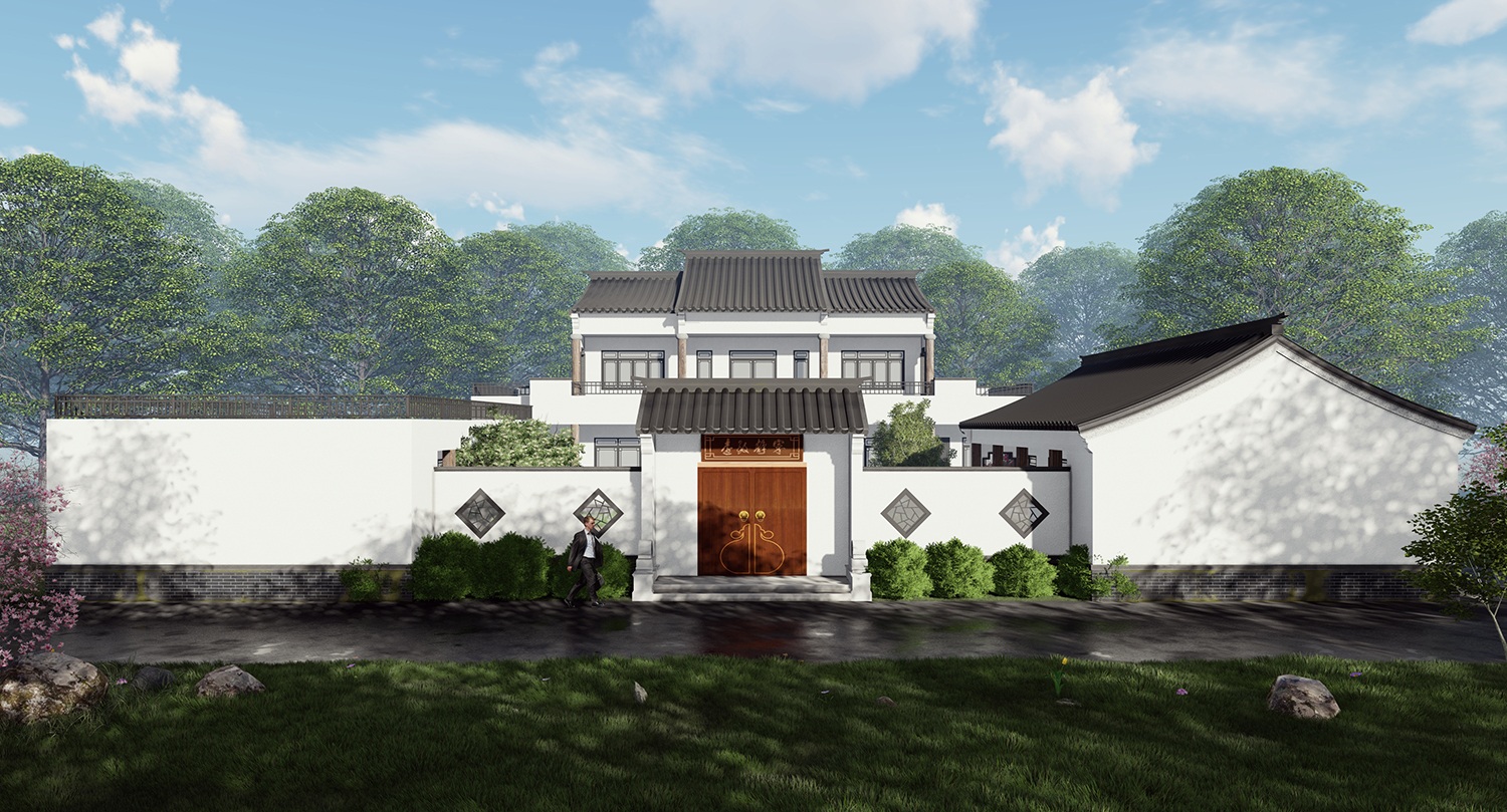 湖南永州秦家中式三合院