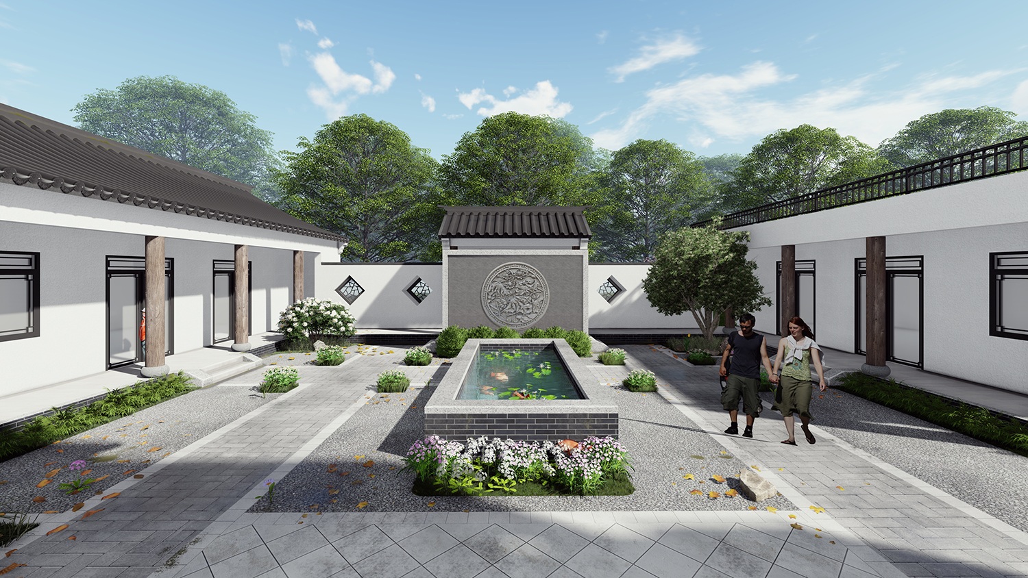 湖南永州秦家中式三合院