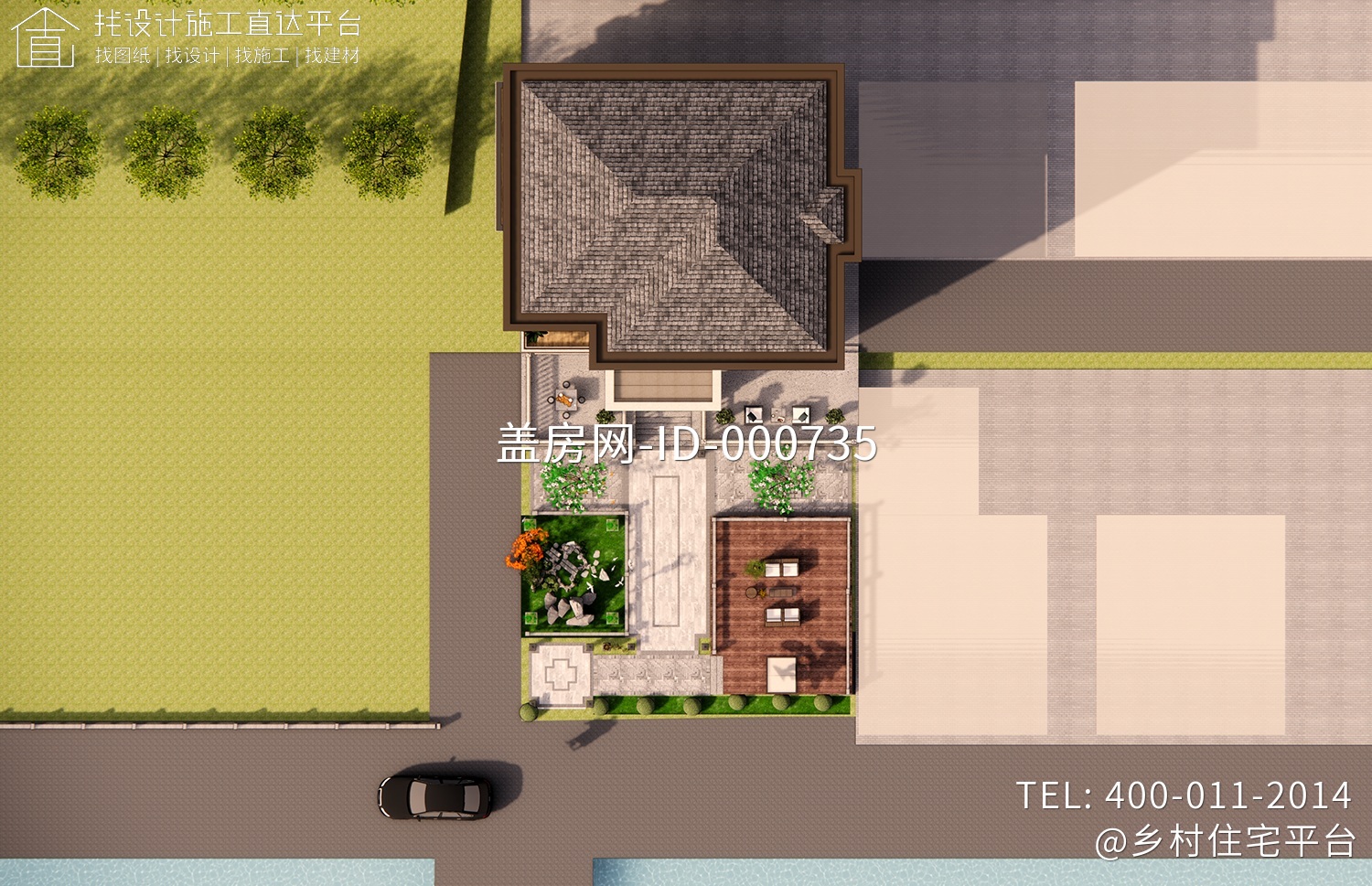 重庆秀山李家新中式别墅图纸