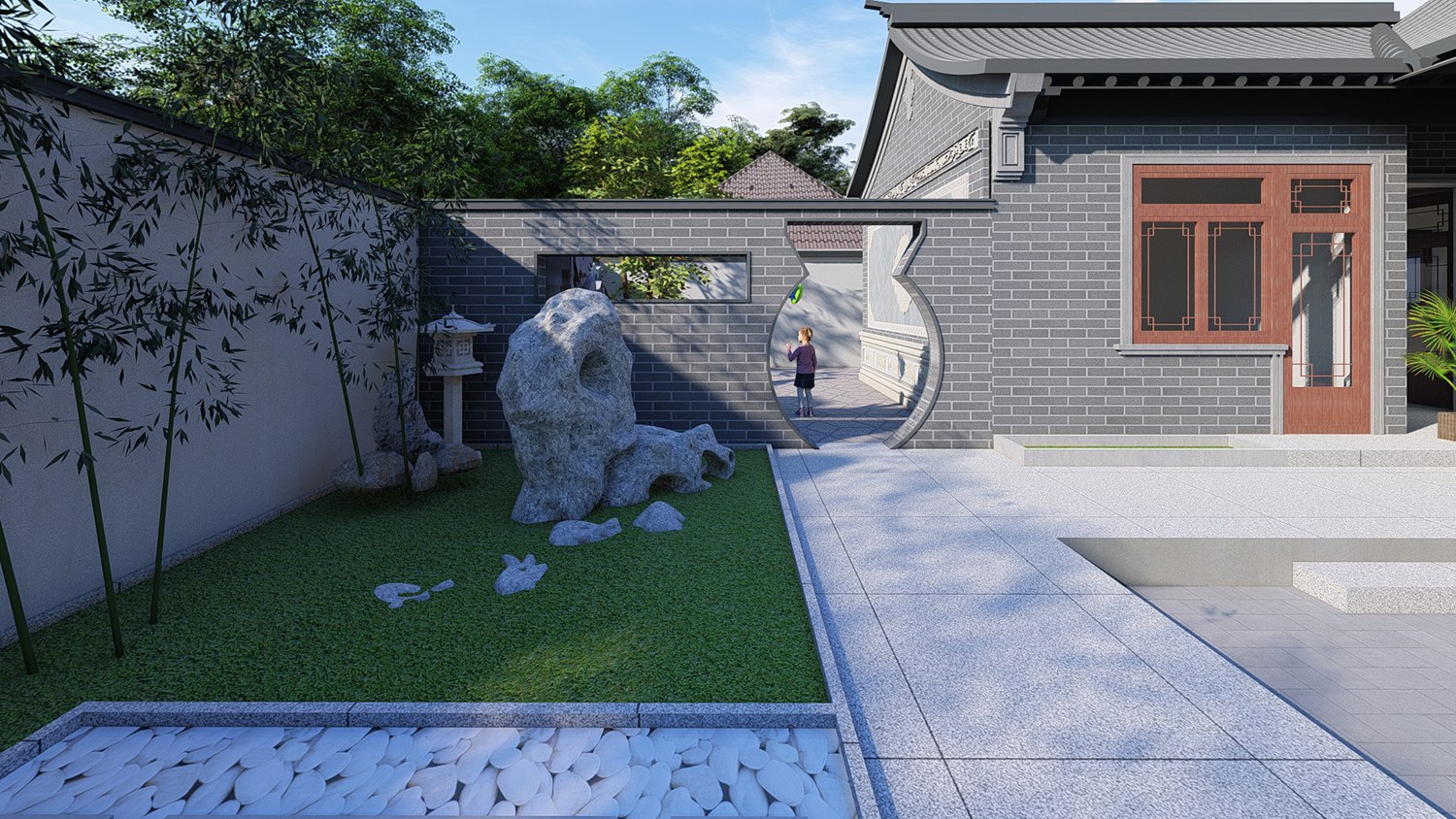 四川巴中张家中式三合院