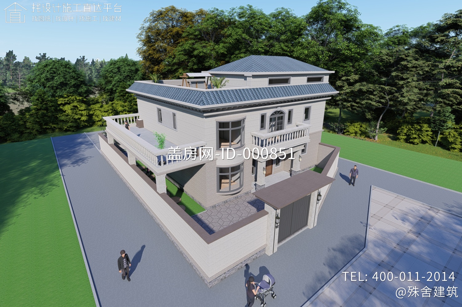 北京顺义杨家欧式别墅